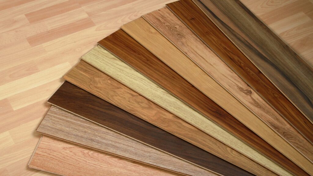 Long pieces of many types of flooring 